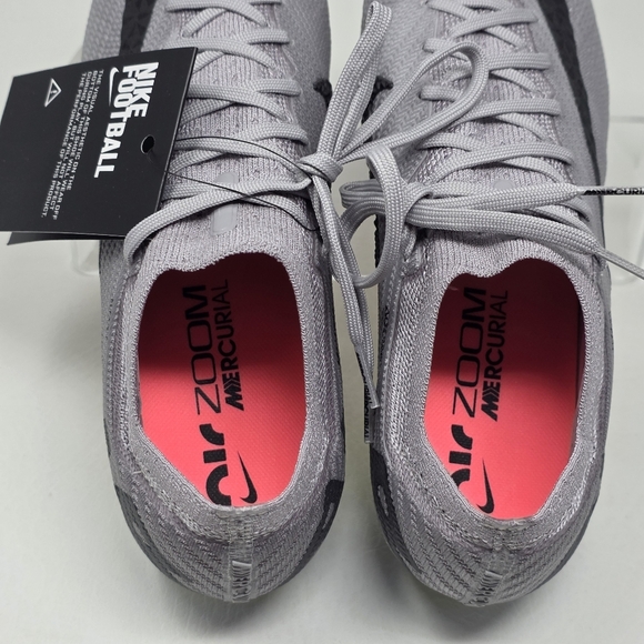 Nike Zoom Vapor 15 Elite FG P Men\'s Size 5.5  Atmosphere Grey Black HF4396-001 main image 4